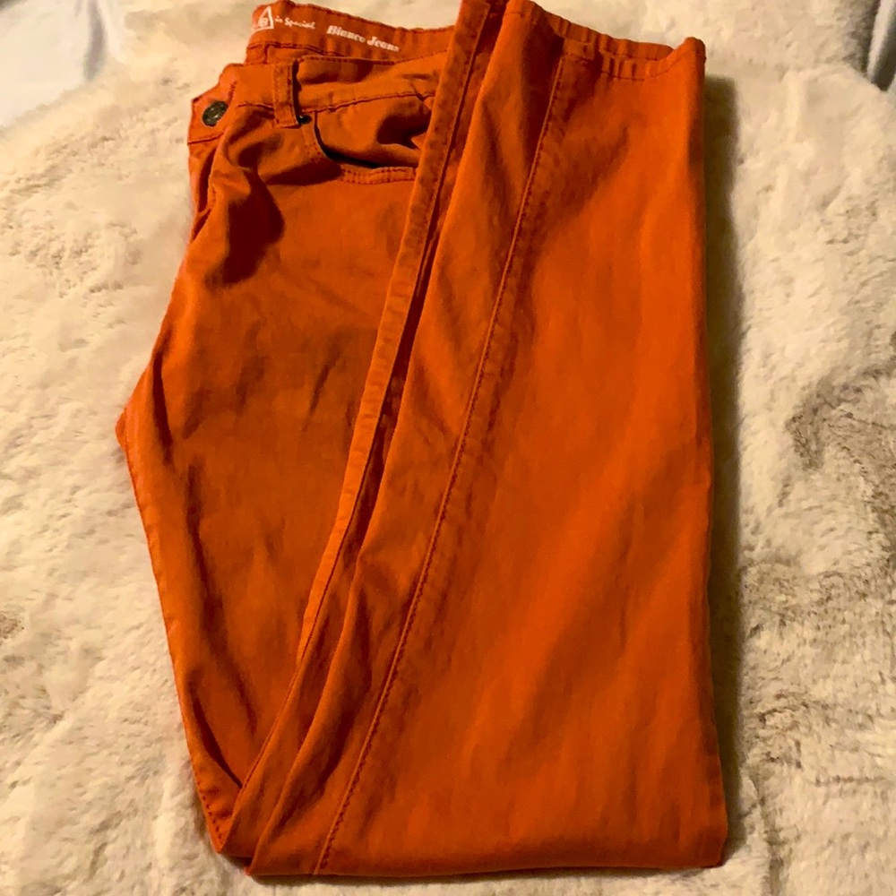 Fall colour skinny jeans